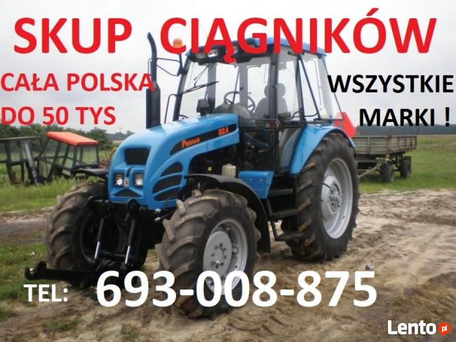 Skup ciągników rolniczych kujawsko-pomorskie TEL 514863650