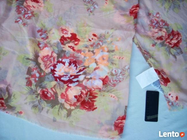 New Yorker Wiosenny Pastelowy Szal Duży Nowy