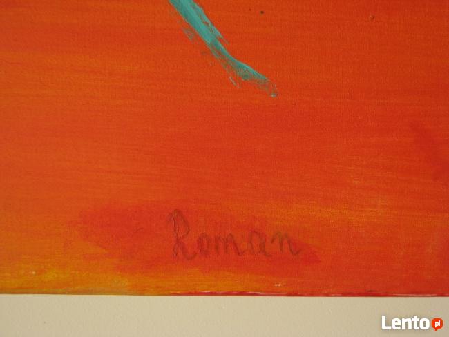 Obraz ręcznie malowany na płótnie 65x107Kosmiczna abstrakcja