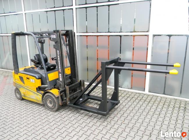 Ostroga podwójna do BIG-BAGÓW na widły wózka widłowego