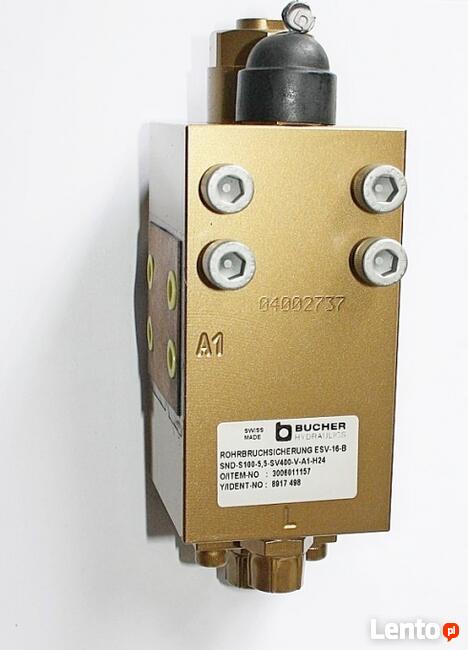 Bucher awaryjny zawór odcinający Typ ESV-16 CNH 8917498
