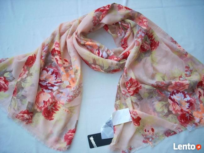 New Yorker Wiosenny Pastelowy Szal Duży Nowy