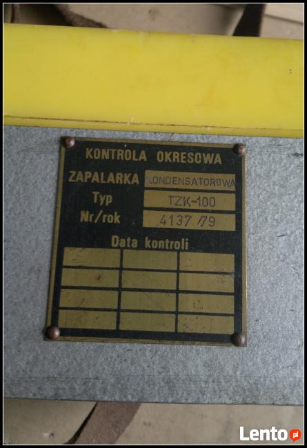 Zapalarka kondensatorowa Typ TZK-100 ; Emag Zeg Tychy