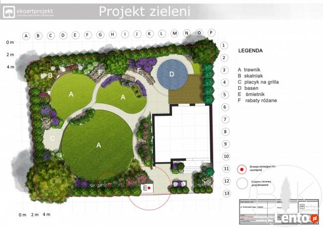 Projektowanie ogrodów, balkonów, tarasów, altan, kostki !!!