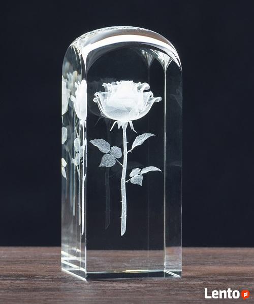 Róża 3D z Twoją dedykacją na Prezent ślubny