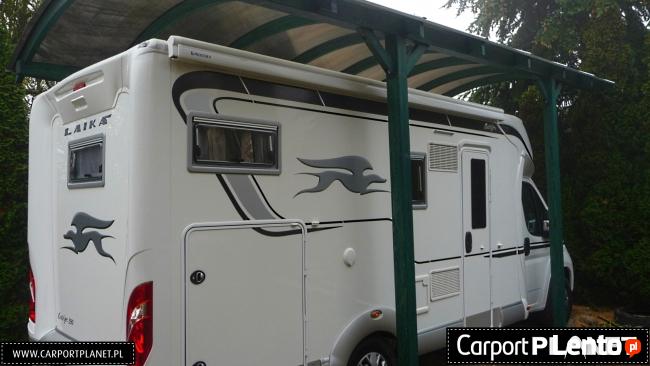 Wiata garażowa drewniana zadaszenie na samochód Opole