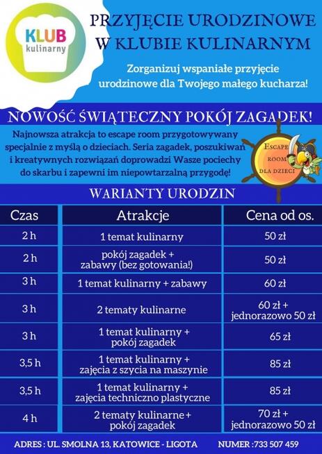 Klub Kulinarny Katowice - Urodziny