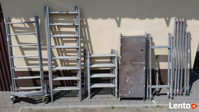 Rusztowanie ramki aluminium podesty kółka najem wynajem