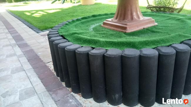 Palisady betonowe kolorowe obrzeża ogrodowe