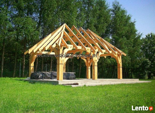 Wiata drewniana altana, garaż, altanka, wiata grillowa, grill