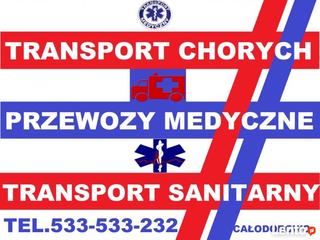 Transport medyczny sanitarny Płońsk i okolice. Karetka 24H