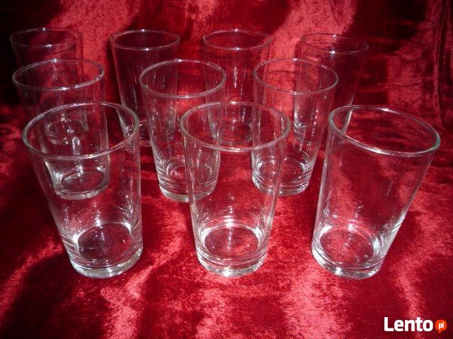 10 sztuk NOWE Literatki Szklanki Skośne PRL