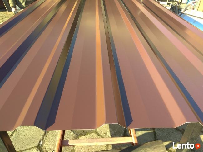 Blacha Trapezowa T18 Brązowa 8017 Trapez I gat.