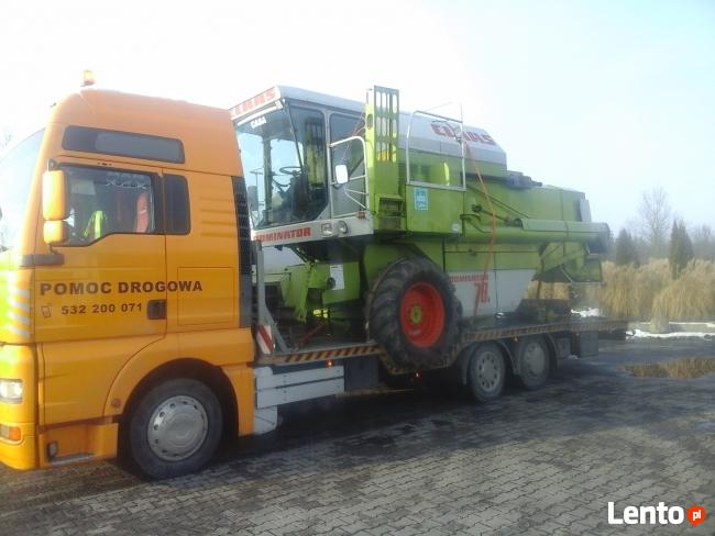 TRANSPORT DOMKÓW HOLENDERSKICH, MOBILNYCH, CIĄGNIK ROL,