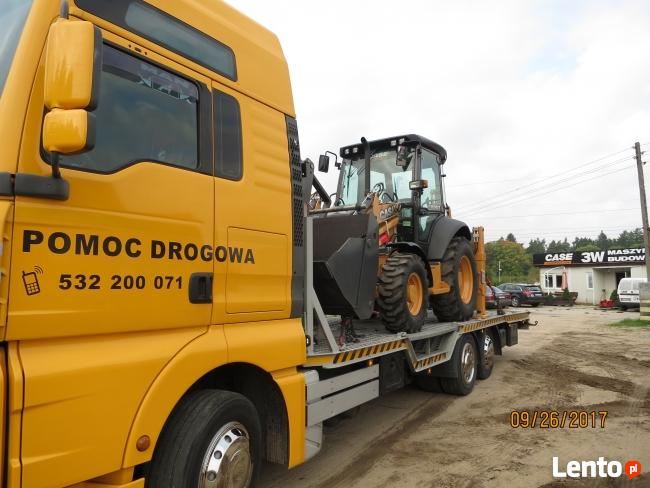 pomoc drogowa, wózek widłowy, domek holenderski, przyczepa,