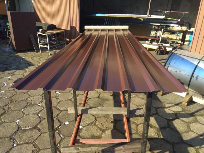 Blacha Trapezowa T18 Brązowa 8017 Trapez I gat.