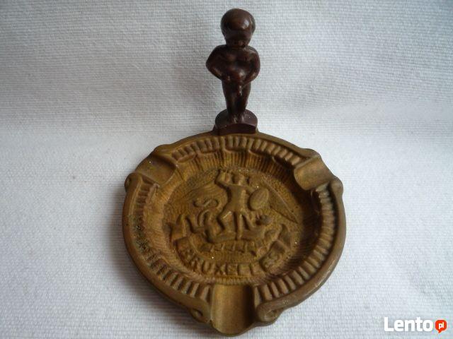 Antyk Popielniczka z Figurką Chłopca Wyjątkowa UNIKAT