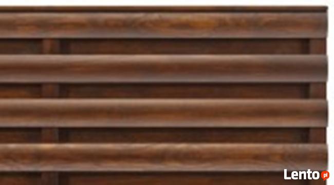 Śliczne drewniane panele ogrodzeniowe