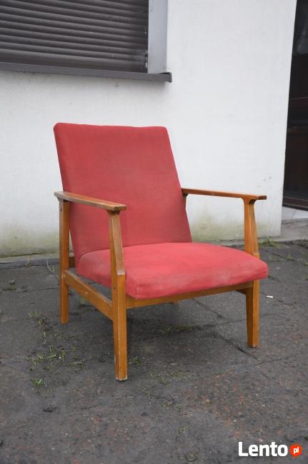 Fotel Tapicerowany, Fotele PRL, Krzesła PRL, Meble PRL