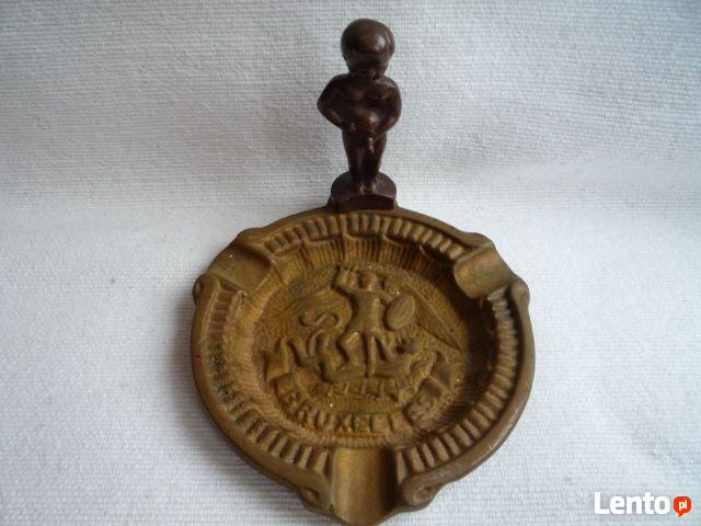 Antyk Popielniczka z Figurką Chłopca Wyjątkowa UNIKAT