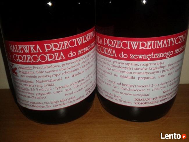 Nalewka przeciwreumatyczna Ojca Grzegorza Sroki !!