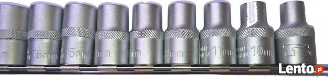 Klucze nasadowe nasadki 9-18mm 10 sztuk 12-kątne