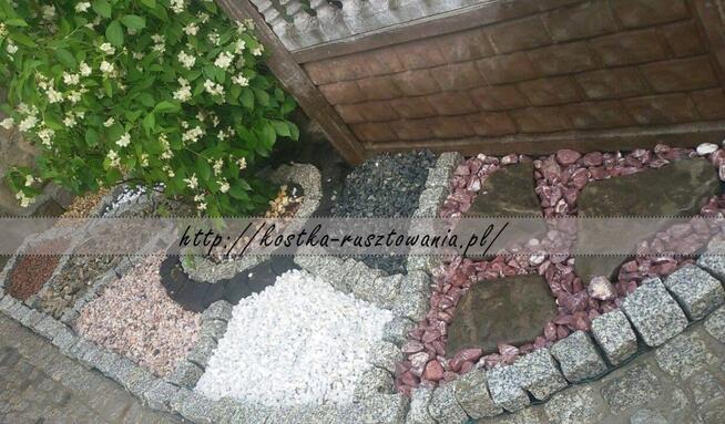 Kruszywa - kamyczki ozdobne, kamienia, woreczkowane, tona