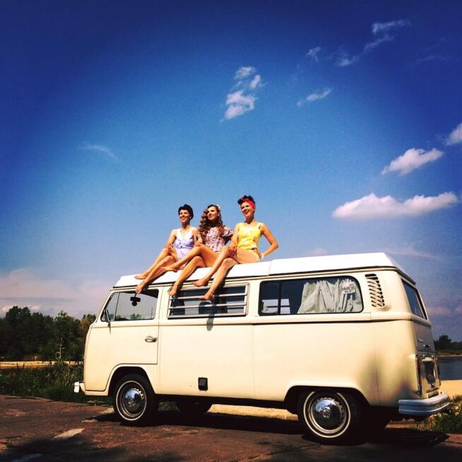 Volkswagen T2 Kremowy Ogórek do ślubu ślub wesele