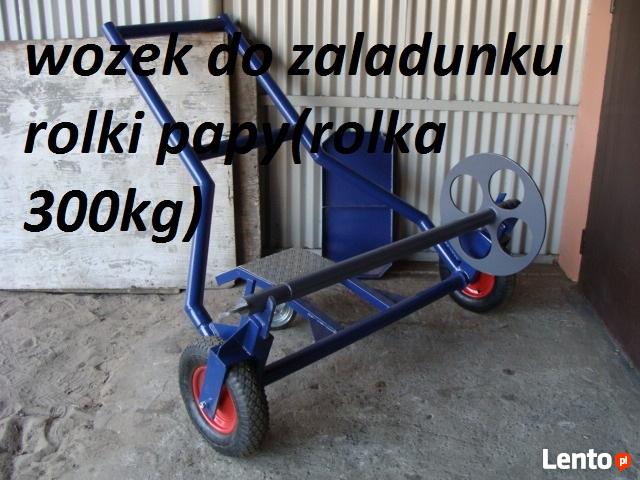 Samobieżna maszyna do rozkładania papy termozgrzewalnej