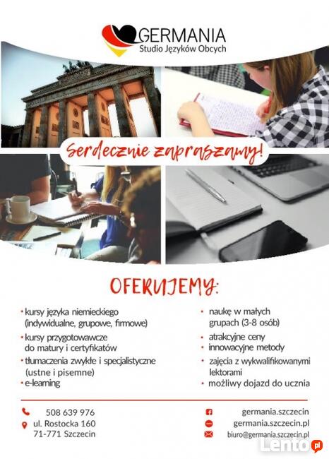 Kursy Językowe- GERMANIAStudio Języków Obcych