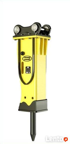 Młot hydrauliczny DHB 10S 120kg do minikoparek skid-steerów