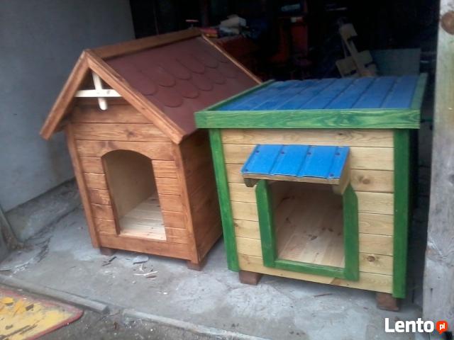 Duża buda dla psa ocieplona