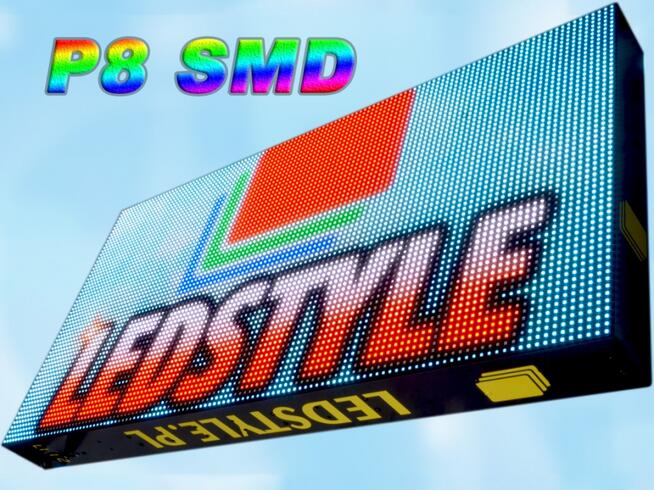 Telebim LED 160x80 P8 SMD Reklama świetlna Ekran Producent