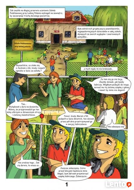Komiks reklamowy, edukacyjny, zaproszenia na ślub.