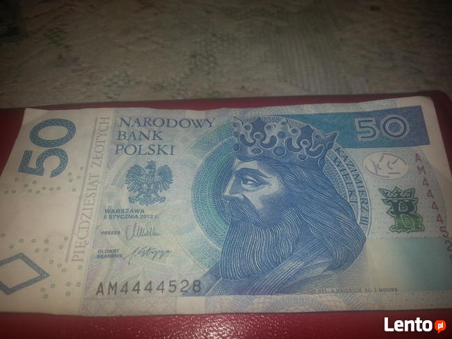 Banknoty kolekcjonerskie 50zl