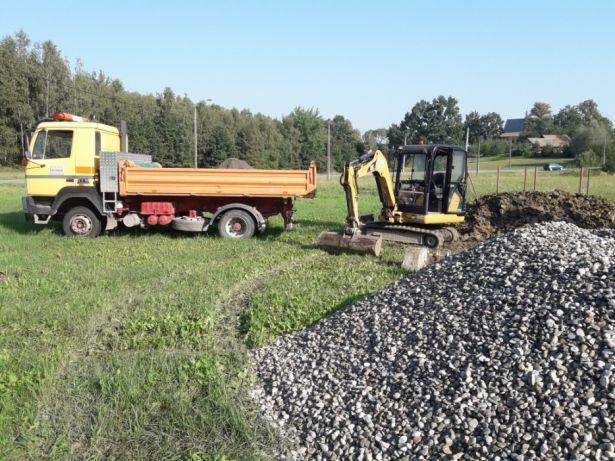 Kompleksowe usługi minikoparką i koparkoładowarką