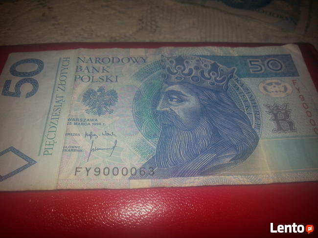 Banknoty kolekcjonerskie 50zl