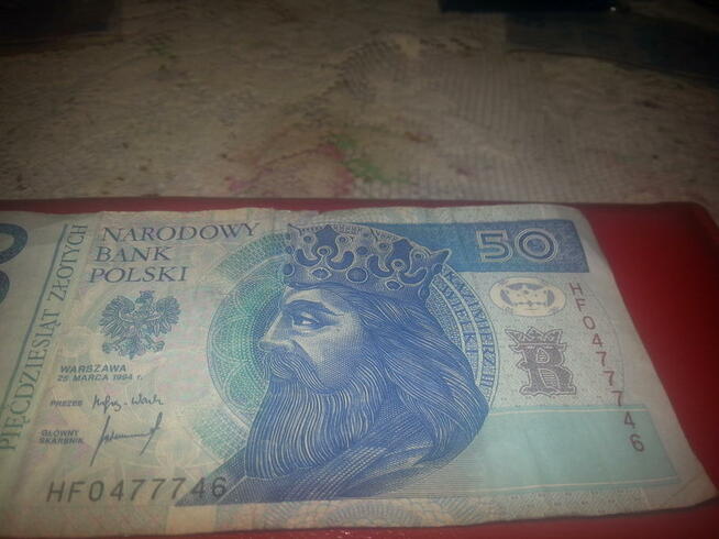 Banknoty kolekcjonerskie 50zl