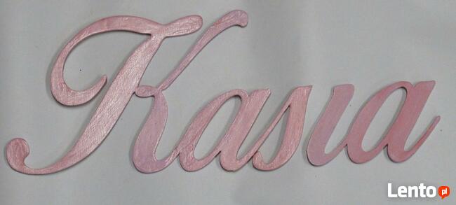 literki ze sklejki -malowane lub szlifowane