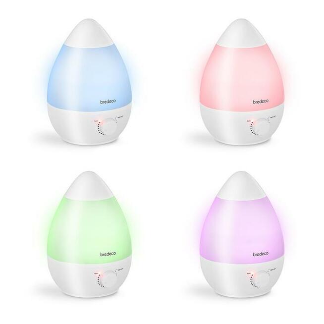 Nawilżacz powietrza 2,5L, podświetlenie 7 kolorów