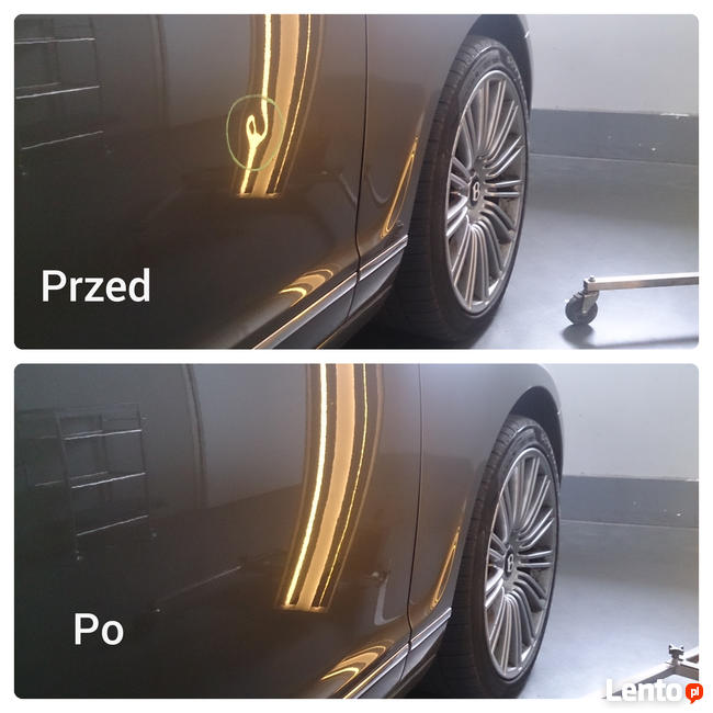 Usuwanie wgniecen po gradzie