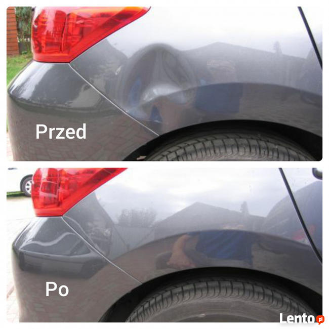 Usuwanie wgniecen po gradzie