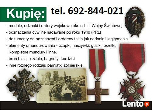 Kupię medale, odznaki wojskowe, stare zdjęcia, znaczki poczt