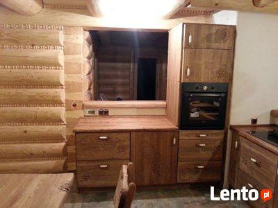 Meble kuchenne - drewniane, rustykalne, rzeźbione
