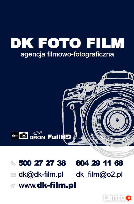 DK FOTO FILM Video Filmowanie Fotografia Ślubna