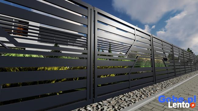 Nowoczesna Balustrada Ogrodzenie Brama Przęsło Płot Panel