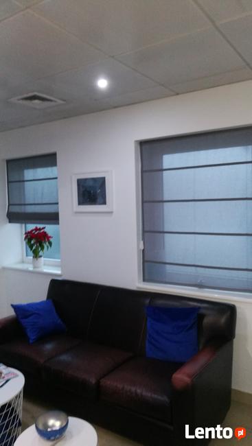 Plisy, moskitiera, rolety rzymskie.