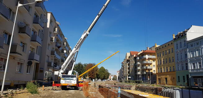 Wynajem zwyżek podnośników koszowych do 46m dźwig 100t