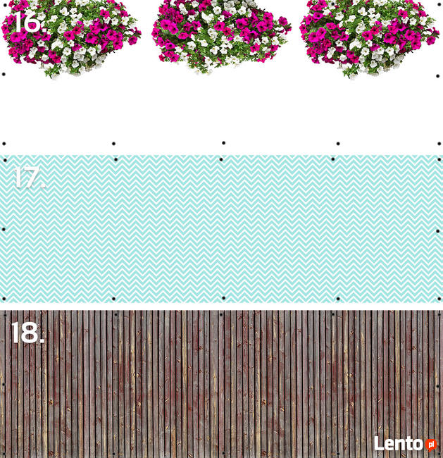 Osłony balkonowe - Mata na balkon. Osłona na balkon i taras.