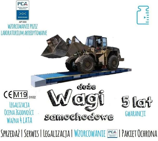 Waga samochodowa | LEGALIZACJA | PCA | Gwarancja 5 LAT